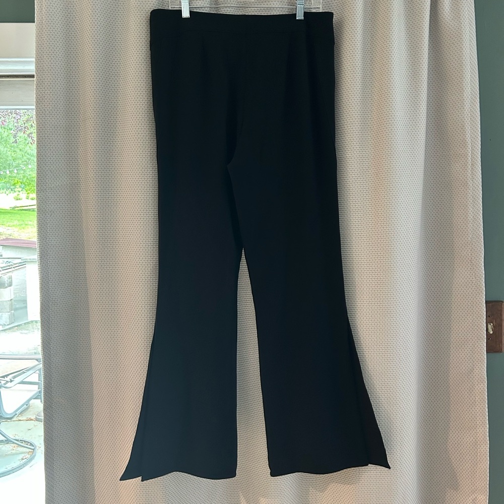 OAK + FORT Black Flare Pants Classic Boot Cut